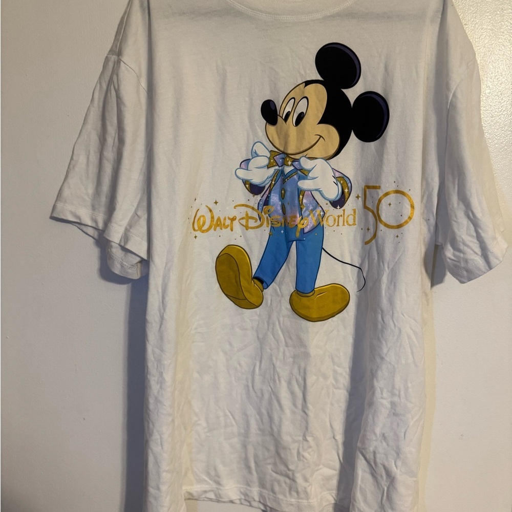 White Mickey Mouse T-Shirt